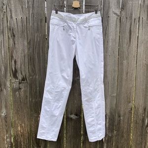 Tuzzi Sz 8 Dressy Casual Pants Silver Details LNC